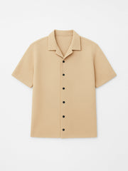 Men’s Luxury Imported Coat Collar Skin Shirt