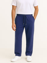 Men's Imported Loose Bottom Blue Trouser