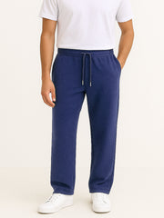 Men's Imported Loose Bottom Blue Trouser