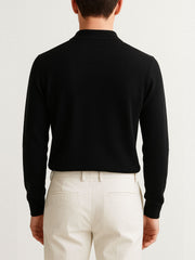 Urban Wolfs Imported Flex Lock Black Zipper Polo