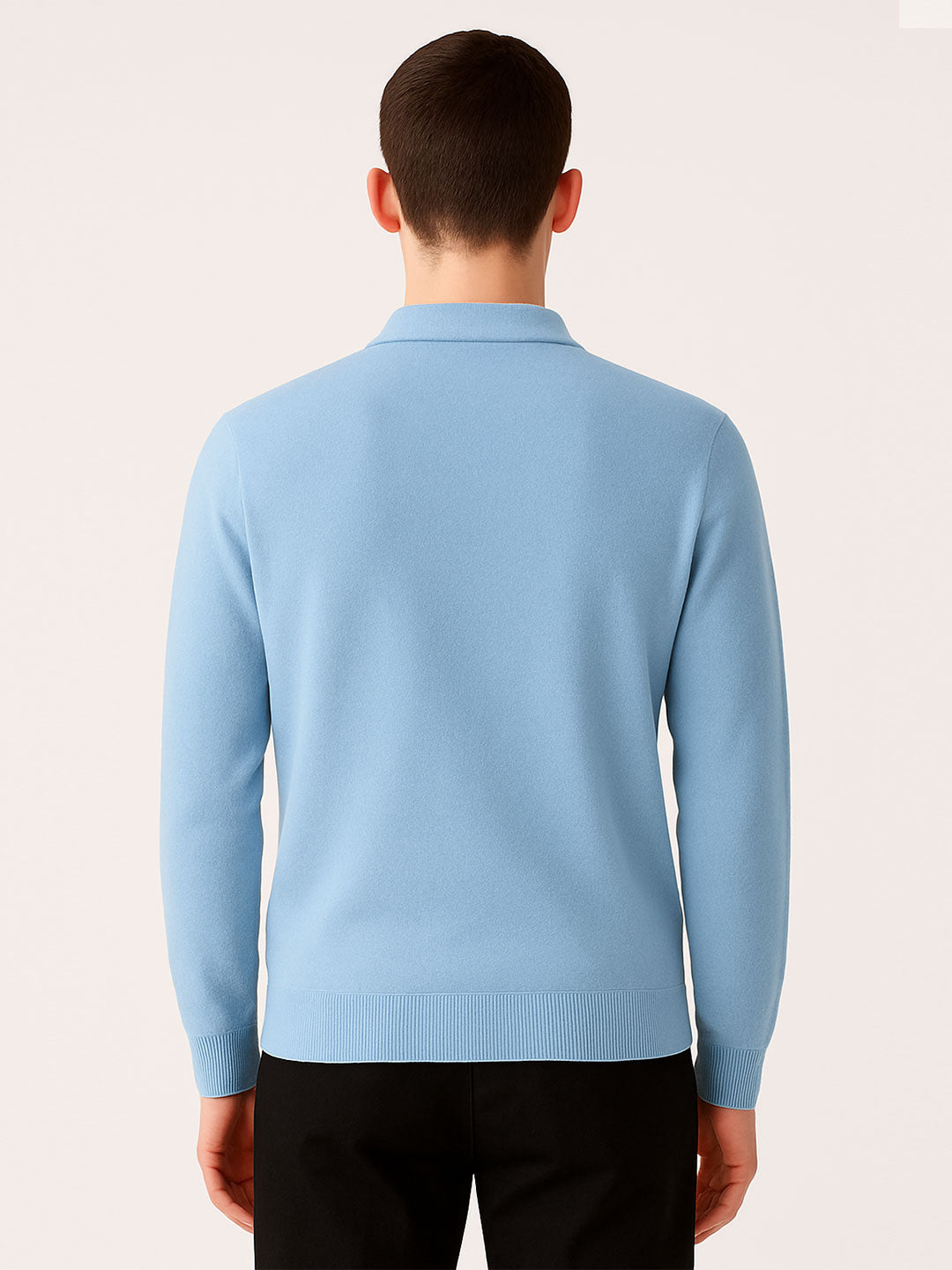 Urban Wolfs Imported Flex Lock Sky Zipper Polo