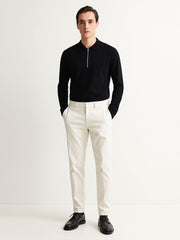 Urban Wolfs Imported Flex Lock Black Zipper Polo